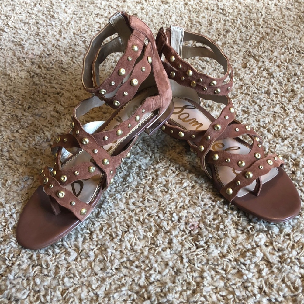 Sam Edelman zip up sandals